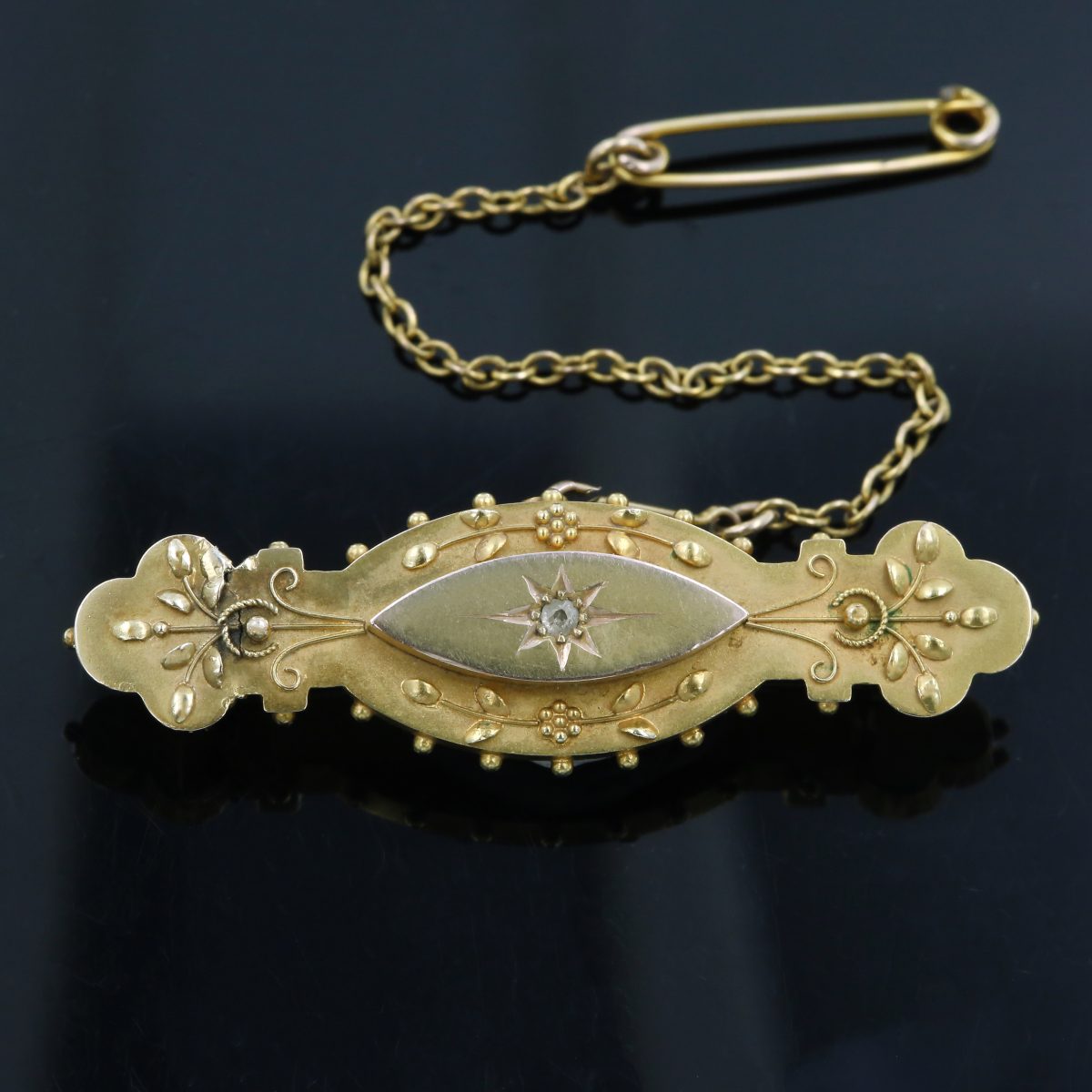 Victorian Bar Brooch Circa 1890 Gerard McCabe Antiques